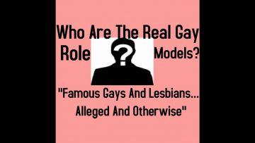 Who Are the Real Gay Role Models?